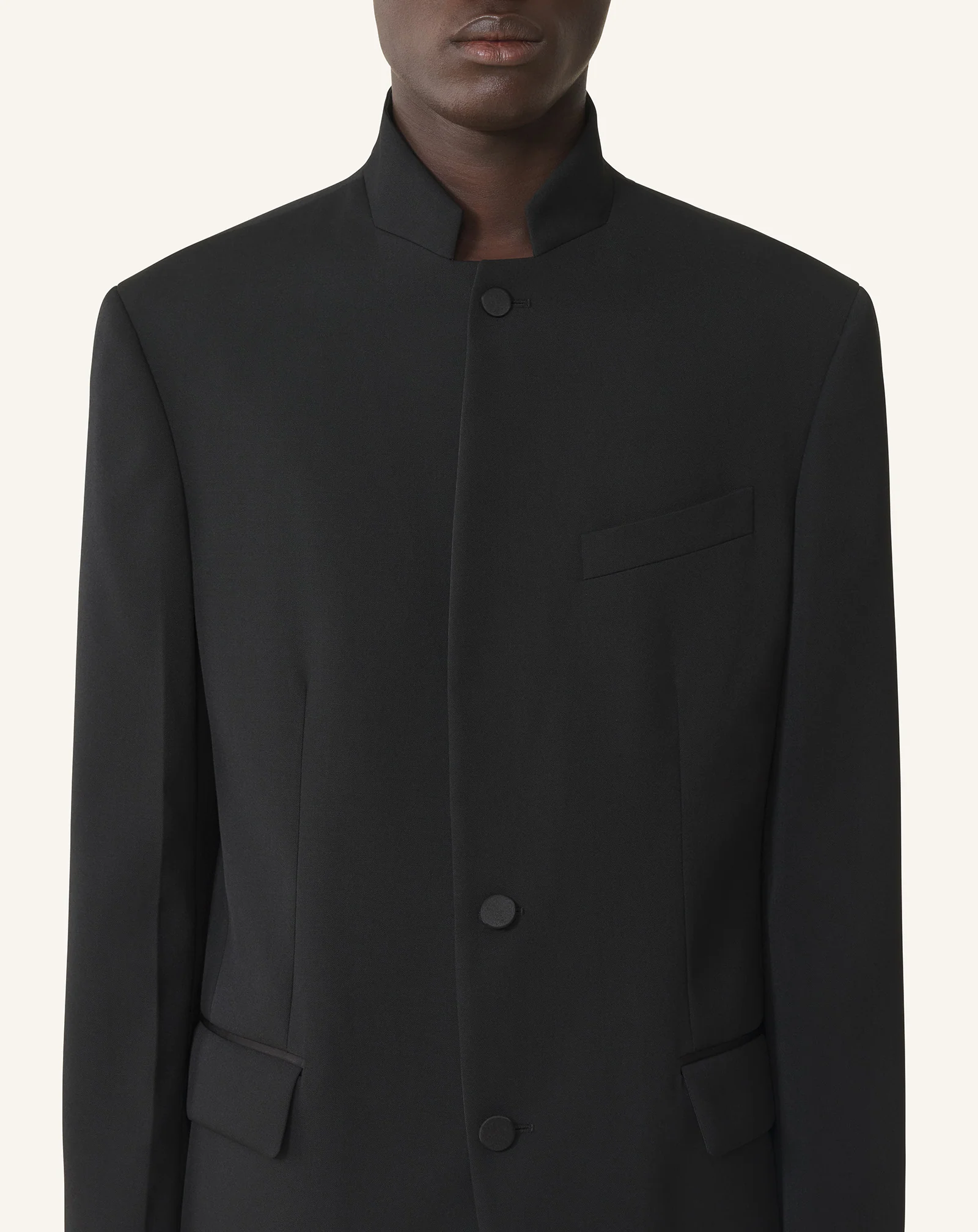 WOOL JACKET WITH STAND-UP COLLAR - Image 5